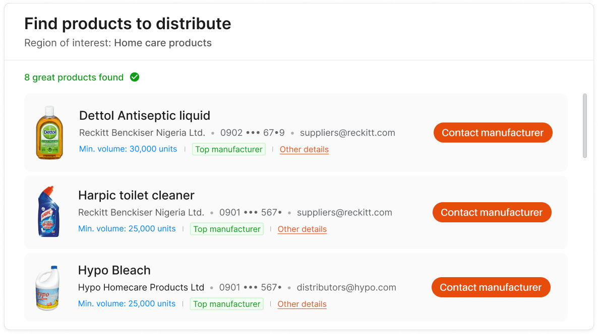 See real-time demand across your retail network.