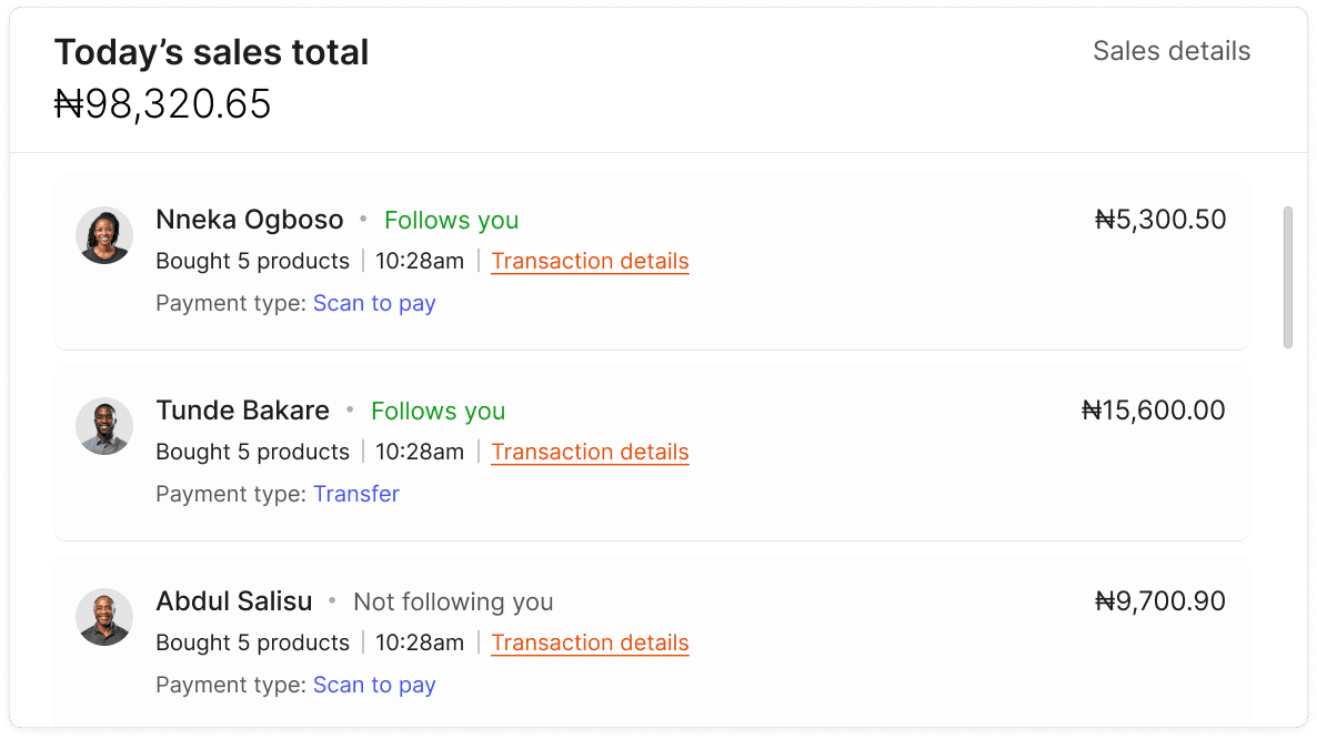 Accept payments seamlessly.